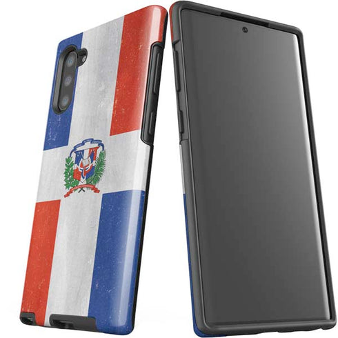 Dominican Republic Flag Distressed Galaxy Note 10 Pro Case